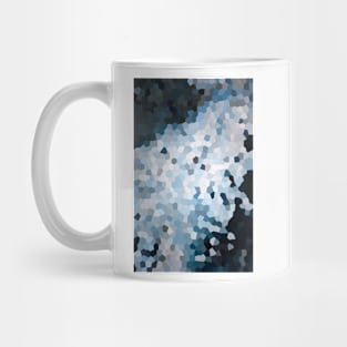 Darkness Meets Light Geometric Mug